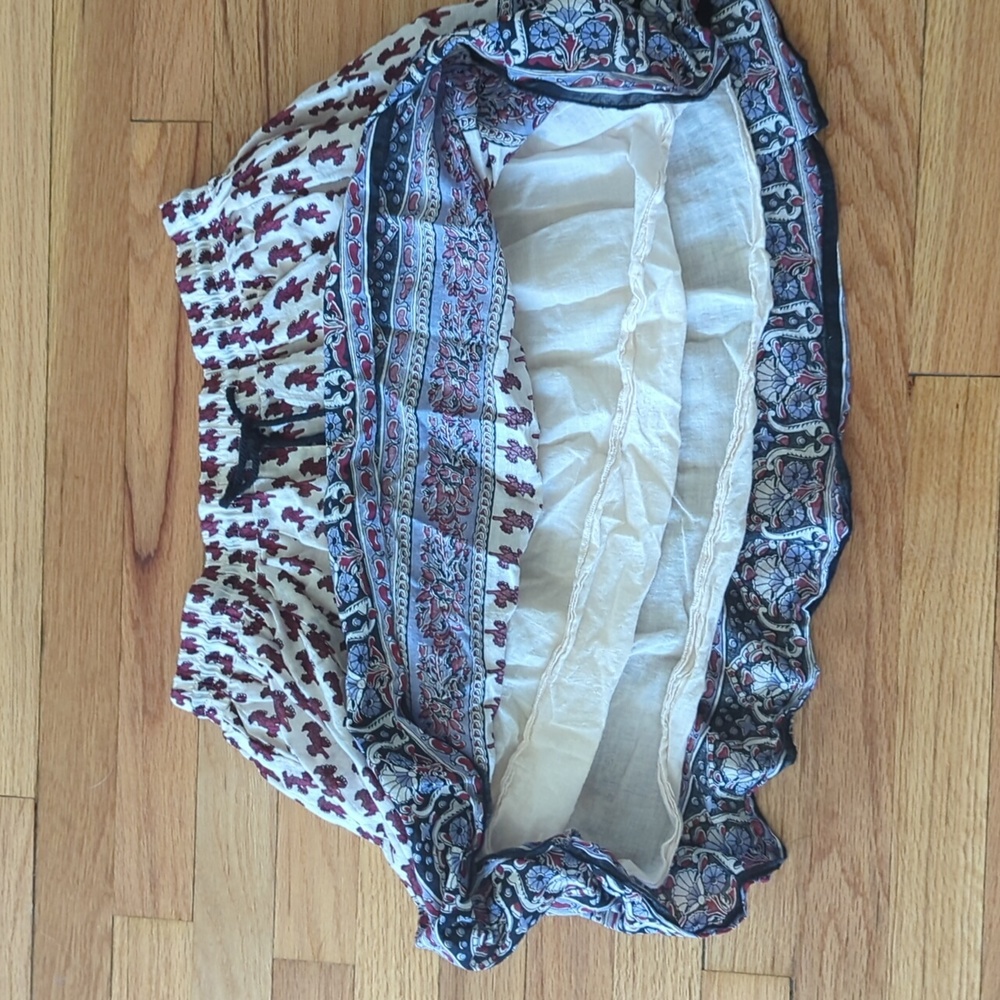 Xhilaration Indian print boho skirt - Picture 4 of 7